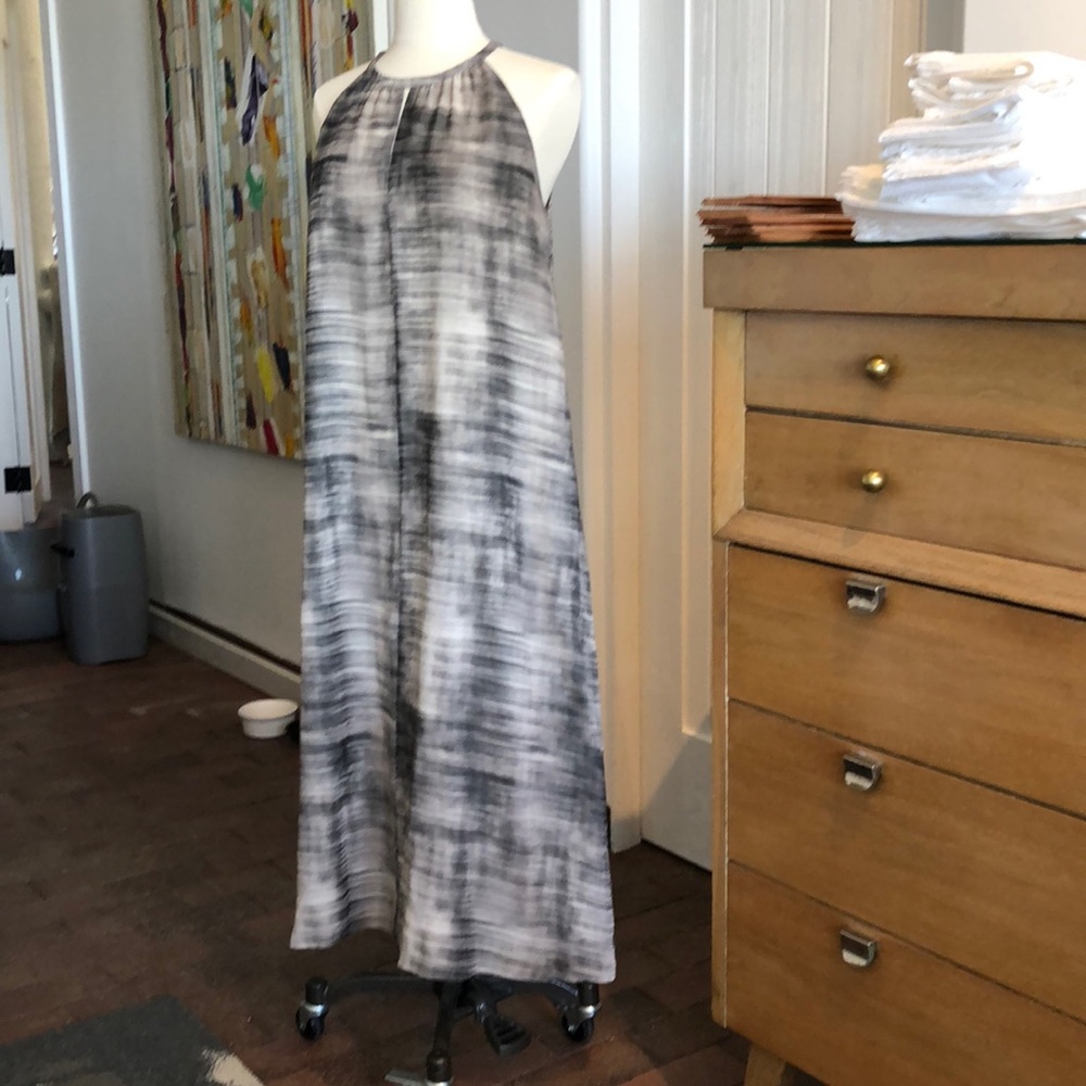 Eileen Fisher Silk Chiffon Maxi